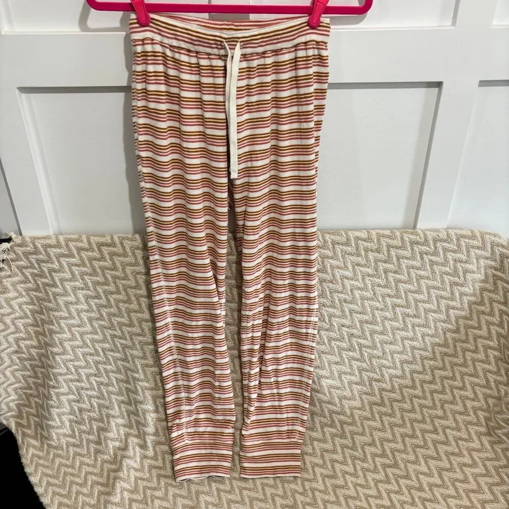 Madewell Honeycomb Pajama Tee & Pants Set Kasson Stripe - Picture 10 of 12